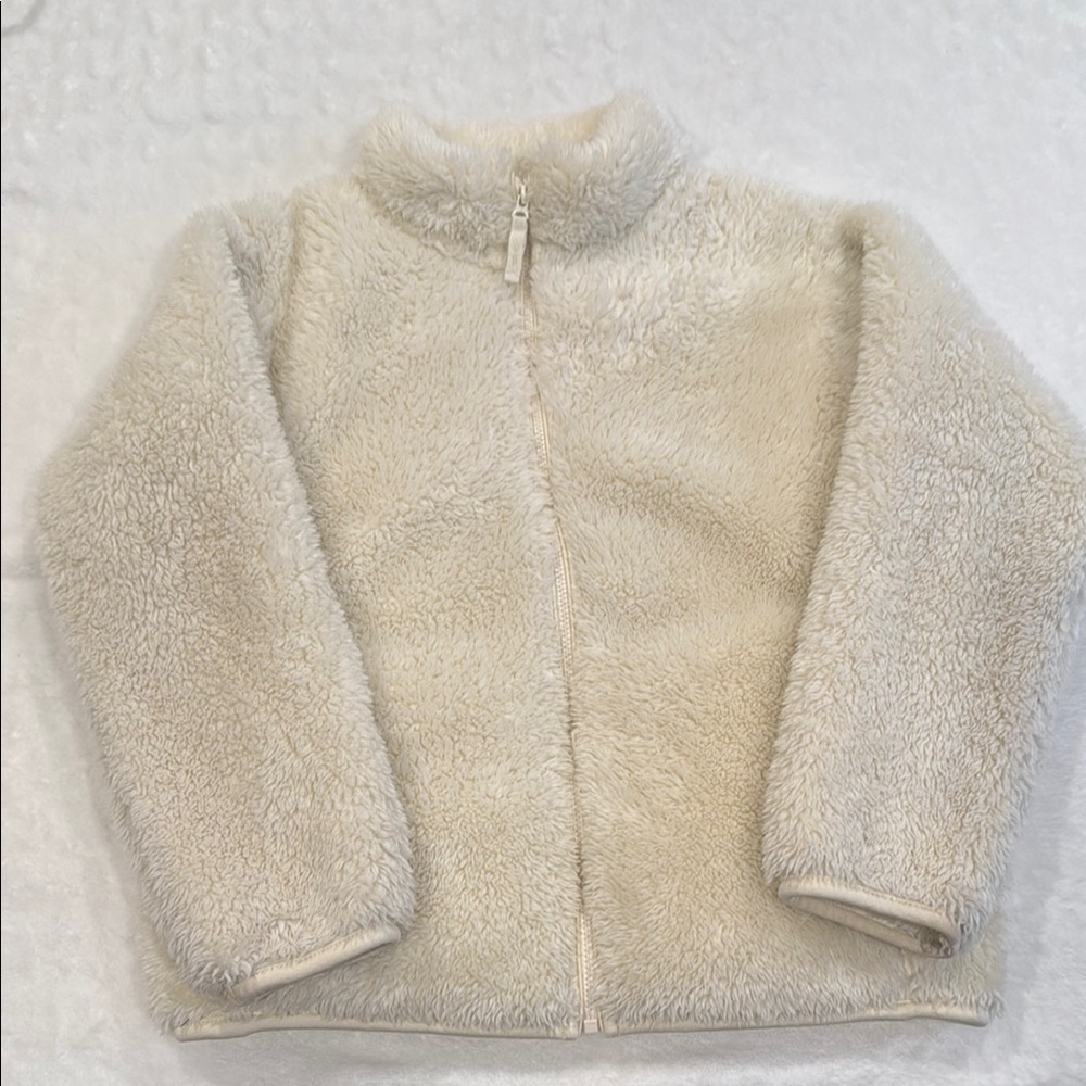 Uniqlo Kids Cream Puffer Jacket